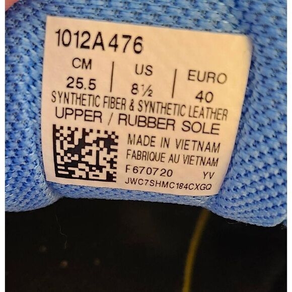 Asics Womens Gel Venture 7 1012A476 Blue Running Shoes Lace Up Low Top Size 8.5. - Picture 6 of 6